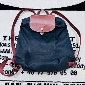 Longchamp Le Pliage Backpack - Brown Black